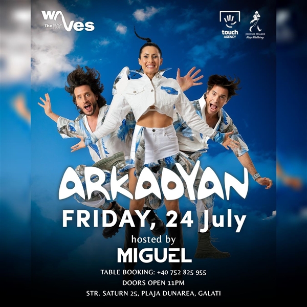 ARKADYAN | 24 IULIE | THE WAVES BEACH CLUB
