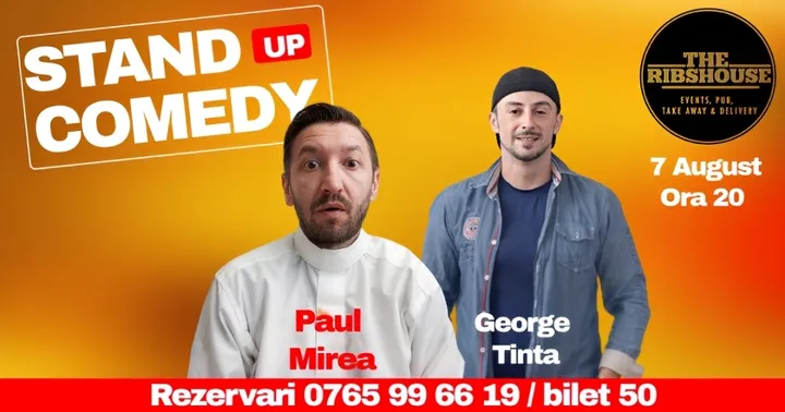 Craiova: Stand-up Comedy cu Paul Mirea și George Țintă