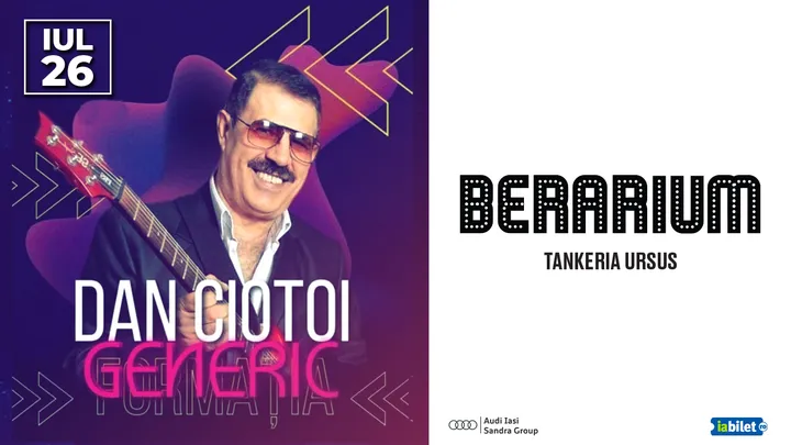 Iași: Concert Dan Ciotoi & Formația Generic