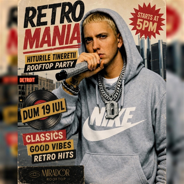 Retro-mania @ Mirador rooftop bucharest