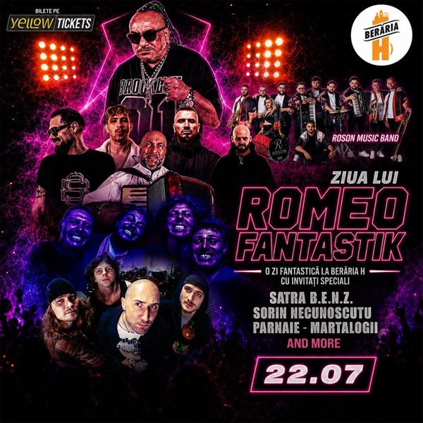 Ziua lui Romeo Fantastik cu Șatra B.E.N.Z., Sorin Necunoscutu', Pârnaie, Martalogii & more